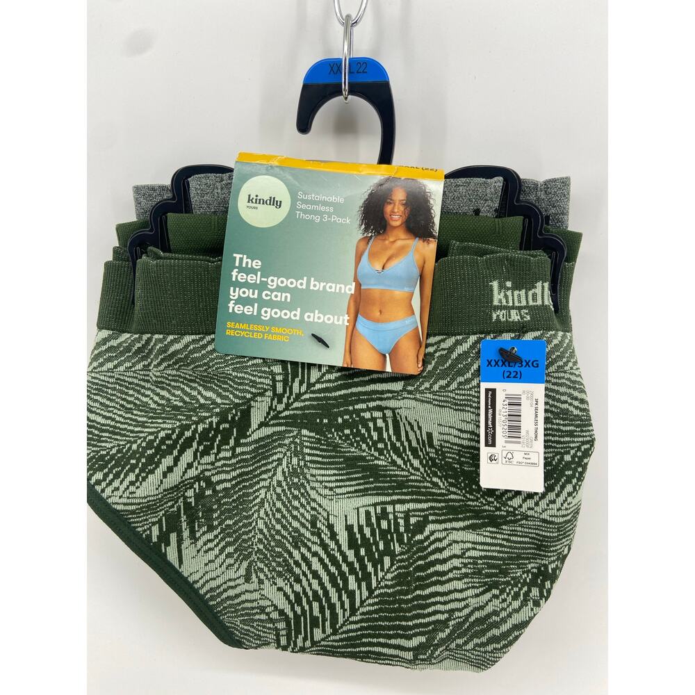 NWT 3pk Seamless Thong by Kindly Yours